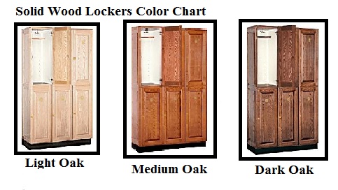 Solid Oak Locker Two Tier
